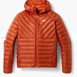 REI Co-op Magma 850 Down Hoodie | color: Redrock | size: XL